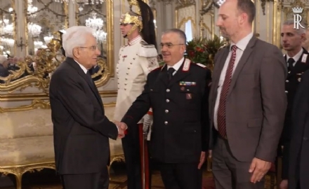 CARIGNANO - Il maresciallo Chiaffredo Barra premiato da Mattarella come miglior comandante di stazione