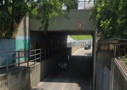 CARMAGNOLA - Sul percorso del Tour de France un murales nel sottopasso di Santa Rita