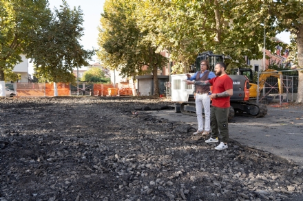 NICHELINO - Si allungano i lavori in piazza San Quirico, termine spostato al 15 marzo