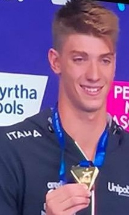 MONCALIERI - Alessandro Miressi oro agli europei di nuoto