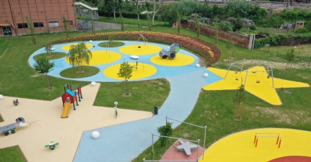 MONCALIERI - Inaugurato il nuovo giardino della Luna a Borgo San Pietro