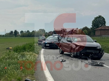 INCIDENTE MORTALE A VIGONE - Motociclista di Orbassano perde la vita nello scontro con un'automobile