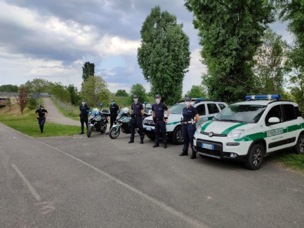 ORBASSANO - Assieme a Beinasco e Rivalta maxi controlli sulla pista ciclabile del Sangone