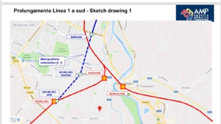 TRASPORTI - Prolungamento metro 1 fino a Nichelino: via ai fondi per lo studio di fattibilità