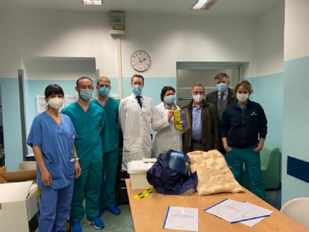 MONCALIERI - Il Rotary cittadino dona presidi medici al Mauriziano