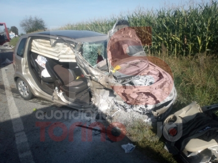 CARMAGNOLA - Grave incidente sulla 393: bimbo di 7 anni in coma