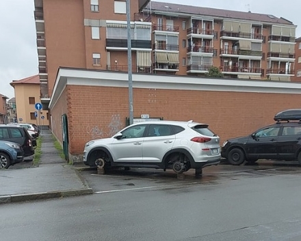 NICHELINO - Gomme e auto rubate: veicoli nel mirino dei ladri