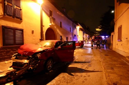 NICHELINO - Brutto incidente nella notte in via Stupinigi