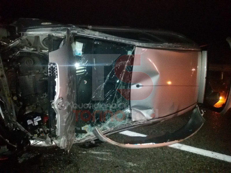 Incidente lungo l'autostrada del pinerolese: ferita ragazza di Sangano