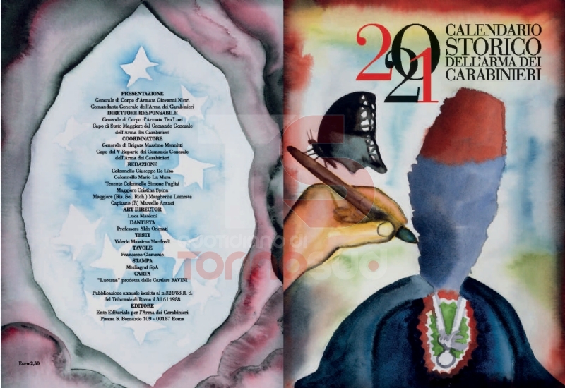 TORINO - Presentato il calendario storico 2021 dell'Arma dei carabinieri - FOTO e VIDEO