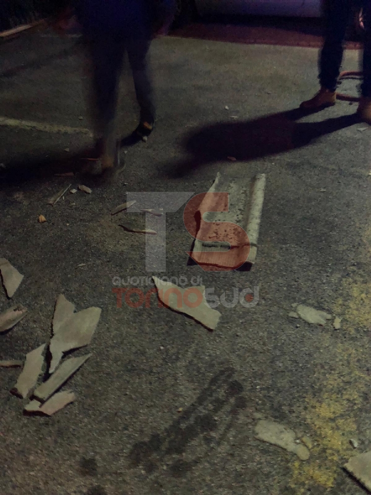 TORINO SUD - Notte di paura per il forte vento: case scoperchiate, impalcature crollate e alberi caduti - FOTO