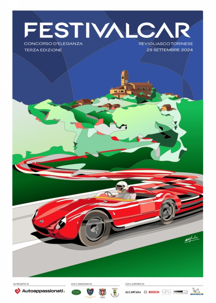 REVIGLIASCO - Festival Car 2024: tutto pronto per la terza edizione del Concorso d'Eleganza