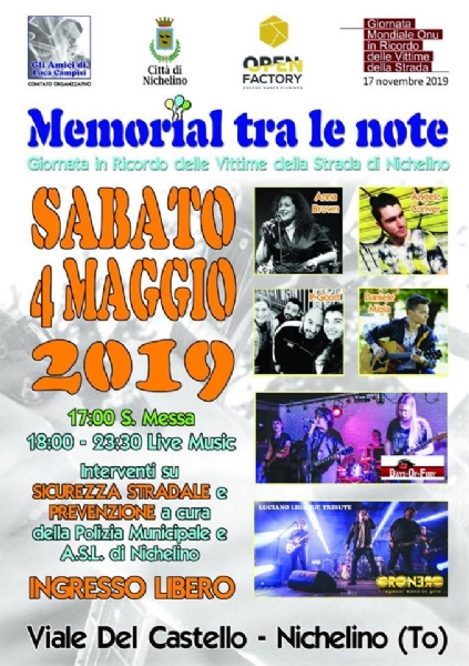 NICHELINO - «Memorial tra le note» in ricordo di Luca Campisi