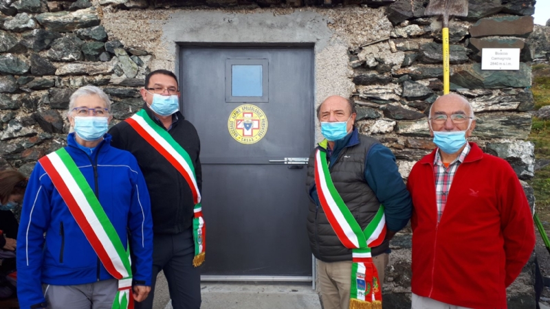 MONTAGNA - È stato inaugurato ufficialmente il Bivacco Carmagnola - FOTO