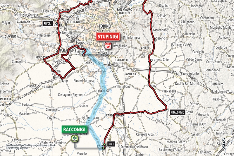 CICLISMO - A Stupinigi arriva il «Gran Piemonte»: strade chiuse nel pomeriggio di giovedì 11 - SCOPRI DOVE
