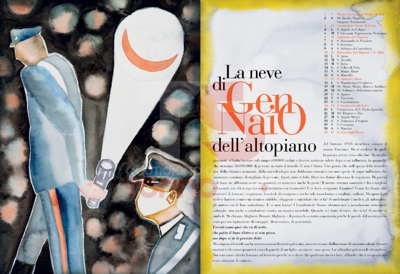 TORINO - Presentato il calendario storico 2021 dell'Arma dei carabinieri - FOTO e VIDEO