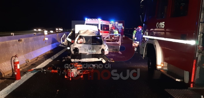 ORBASSANO - Incidente mortale nella serata di domenica all'altezza del Sito: morto un uomo di Orbassano - FOTO