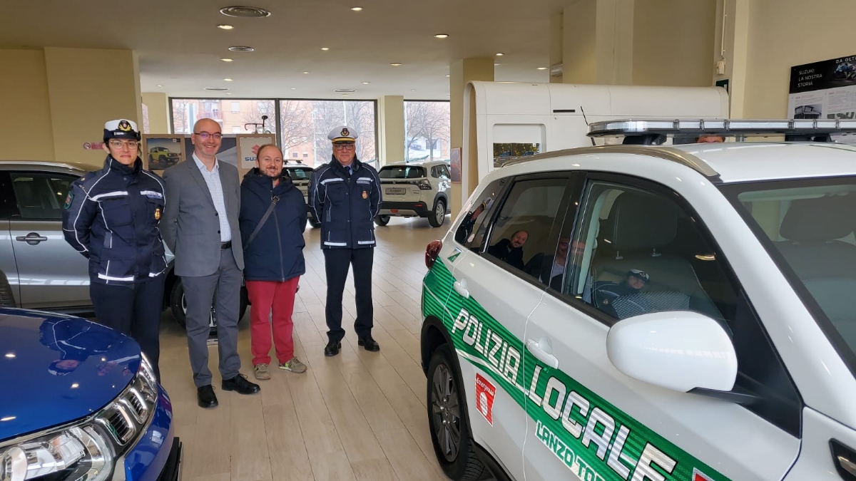 Anche la Polizia Locale di Lanzo ha scelto Suzuki ed Autogrup S