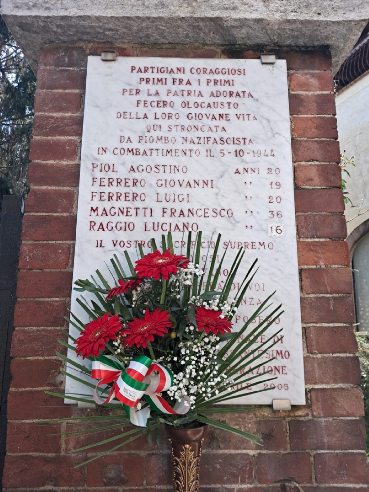 RIVALTA DI TORINO - Commemorati i partigiani uccisi 80 anni fa dai nazifascisti - FOTO