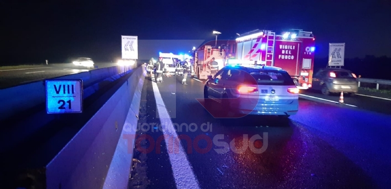 ORBASSANO - Incidente mortale nella serata di domenica all'altezza del Sito: morto un uomo di Orbassano - FOTO