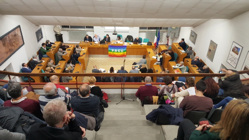 RIVALTA - Municipio blindato per il confronto Foietta-No Tav
