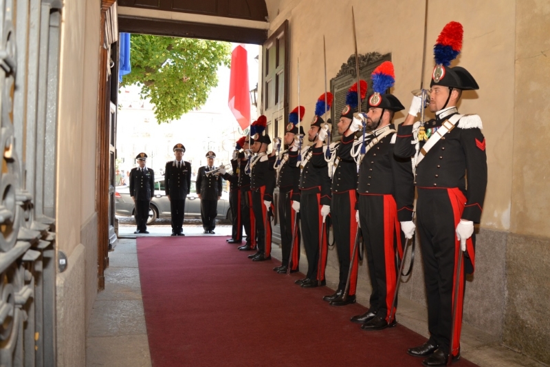 MONCALIERI - Il comandante generale dell'Arma fa visita ai carabinieri di Moncalieri