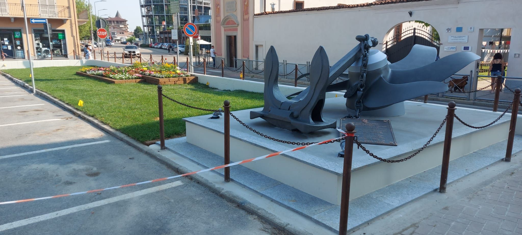 CARMAGNOLA - Concluso il restyling di piazza Mazzini
