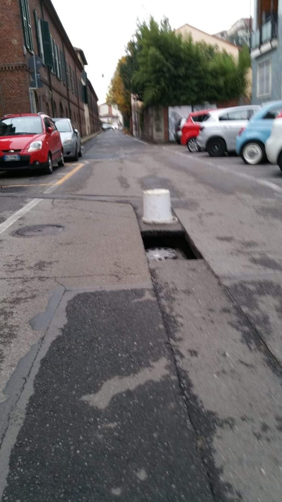 MONCALIERI - Altra voragine in città per lavori sulle tubature