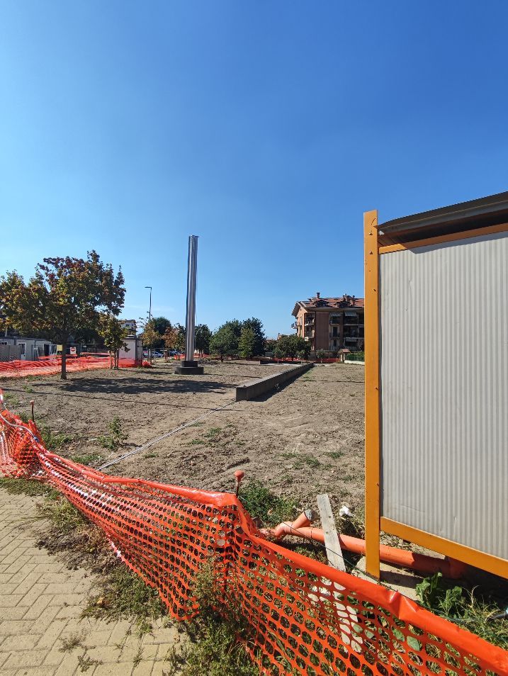 RIVALTA - Il cantiere del nuovo 'Giardino 45' a Pasta in ritardo di due mesi