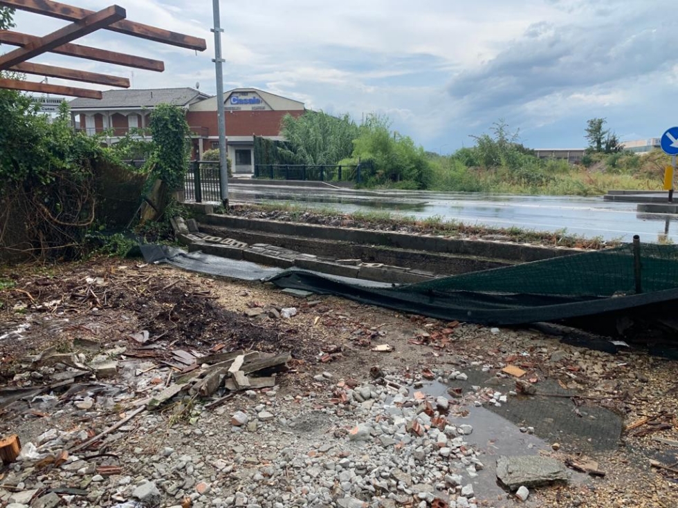 MALTEMPO - Alberi caduti e vento forte: pomeriggio di preoccupazione in cintura