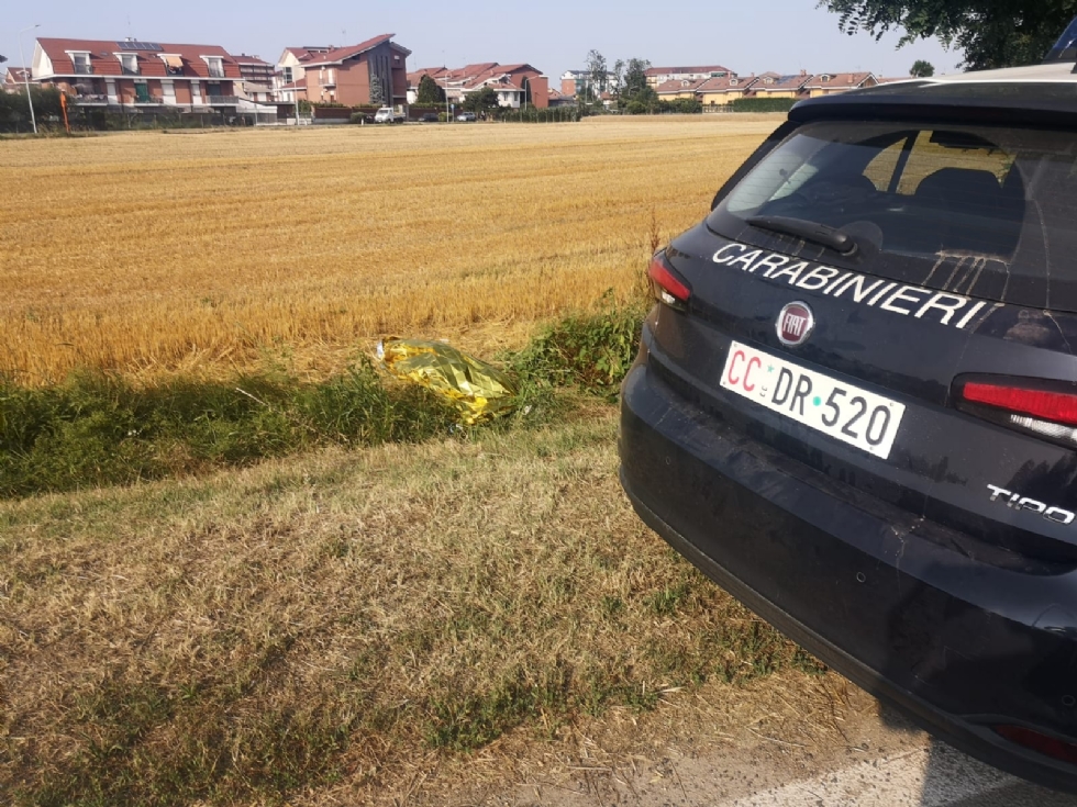 VINOVO - Tragedia in via Tetti Berta: muore un uomo di 53 anni in bici