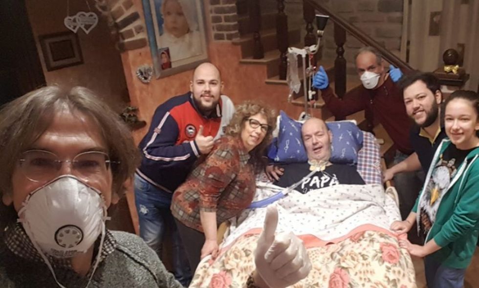 NICHELINO - Il malato di Sla Piero Floreno nominato Cavaliere della Repubblica