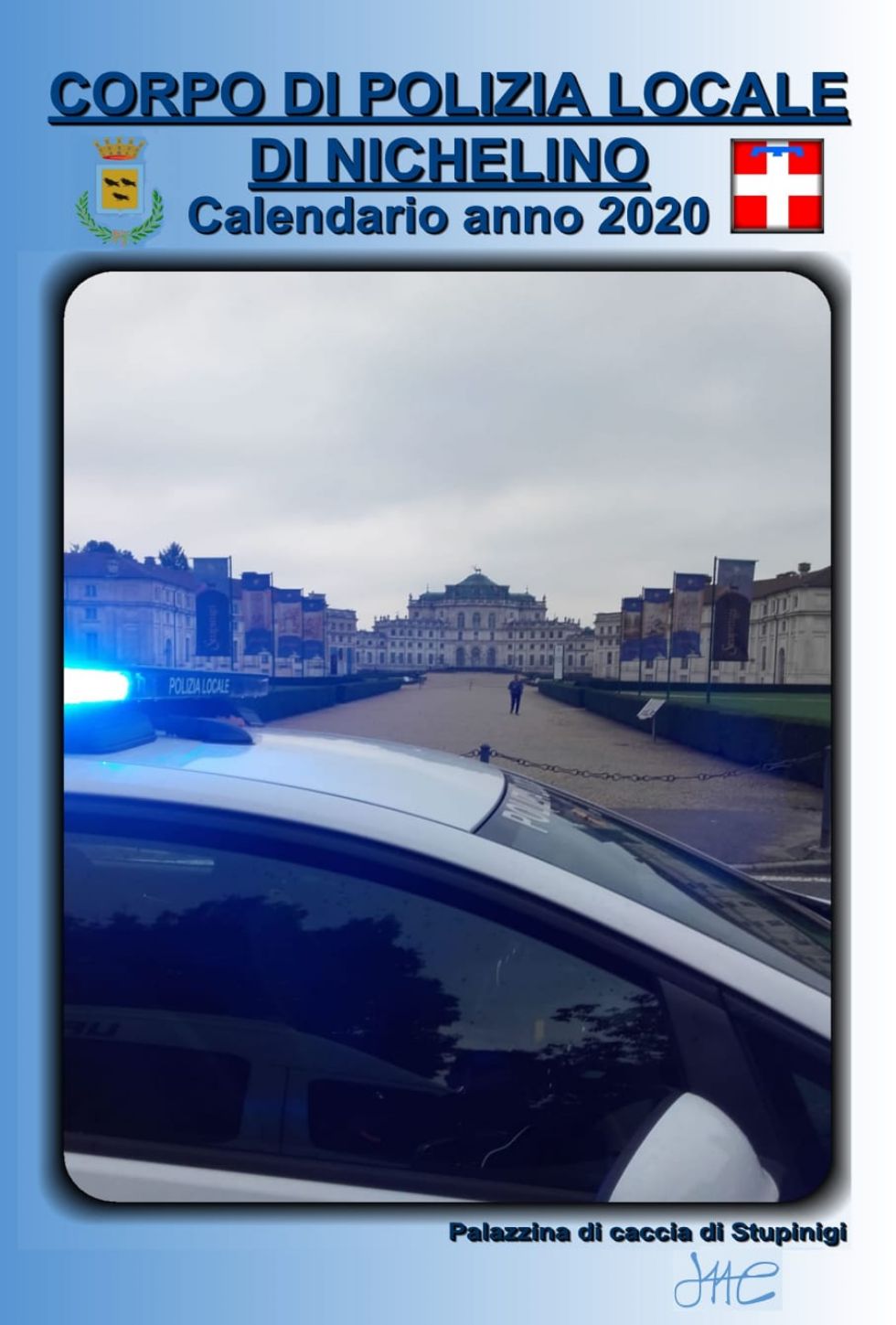 NICHELINO - Il calendario della polizia locale per i bambini ricoverati al Regina Margherita