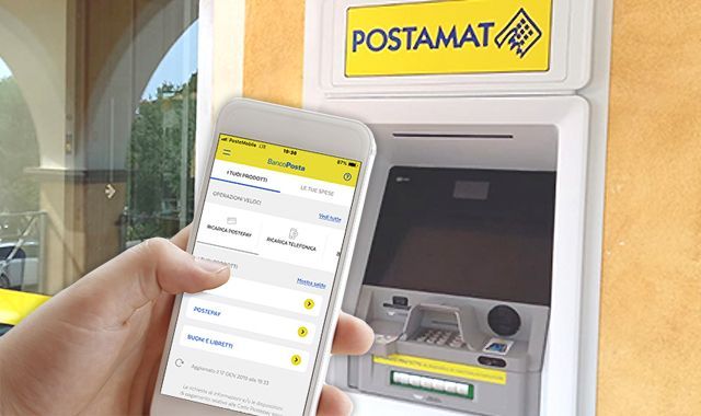 POSTE - In Provincia si potr prelevare dai bancomat senza la carta