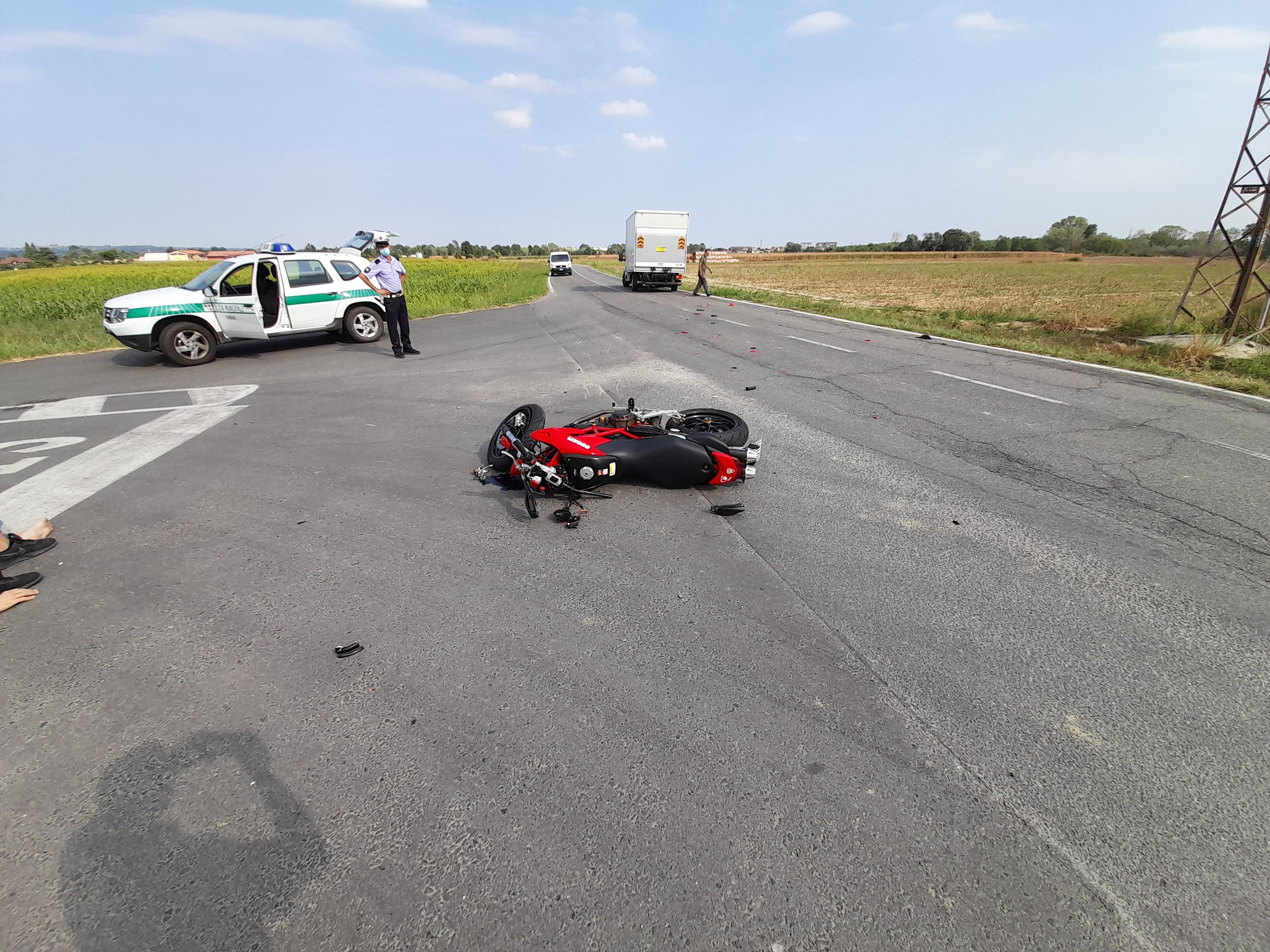 VINOVO - Grave incidente in strada MOncalieri